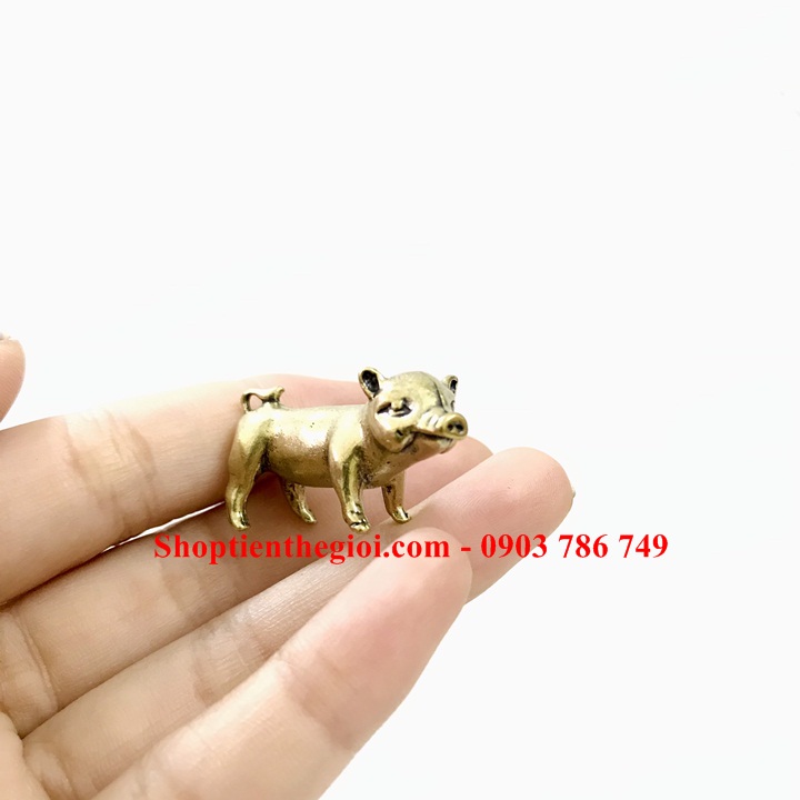 Móc Khóa Tượng Đồng Con Heo - SP005224
